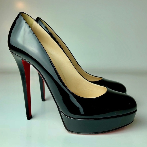 Christian Louboutin Shoes - Louboutin Bianca 140 Patent Calf Pumps Euro 41